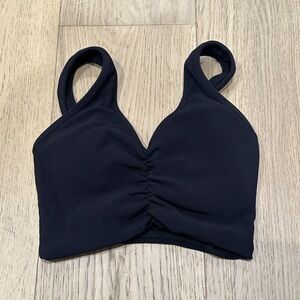 Black bucked up sports bra